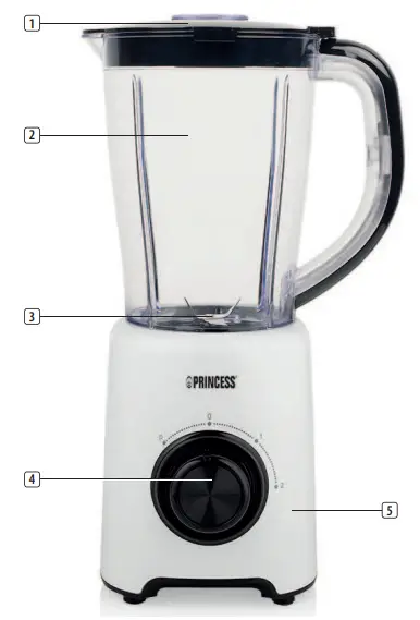 PRINCESS 212056.04.001 220-240V Blender - parts